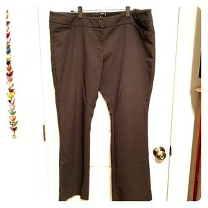 Mossimo charcoal women’s dress pants, size 18